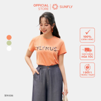 Áo phông cotton USA SUNFLY cộc tay SFA1036