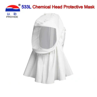 PROVIDE 533L Breathing mask creamy-white Shawl Comfort section Biochemical protecti Full mask Spray paint health Prevention mask