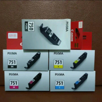 Tinta Cartridge Canon PGI 750 CLI 751 Printer IP7270, IP8770, IX6770, IX6870, MG5470, MG5570, MG6370