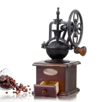 Manual Easy Coffee Beans Grinder Classical Wooden Manual Coffee Grinder Coffee Bean Mill