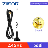 2.4G Router Antenna with Magnetic Base 2.4GHz Wifi Extender Antenna SMA Male Modem 2400M Aerial TX2400-XPL-150