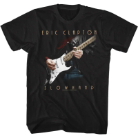 เสื้อยืดผ้าฝ้าย Eric Clapton Eric Clapton Slowhand Rock Blues สบายด้านบน Non-Shrinking คอกลมผ้านุ่ม 