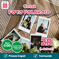 Cetak Foto Polaroid 2R (6x9 cm) Custom Full Color atau Hitam Putih Murah Cepat Kualitas Premium