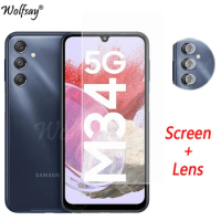 Camera Lens Protector For Samsung Galaxy M34 5G Screen Protector Tempered Glass Samsung M34 5G Glass