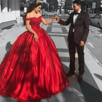 NUOXIFANG Arabic Evening Dresses Elegant Red Beading Lace Appliques Ball Gowns Modest Formal Party Gowns Pageant Gowns