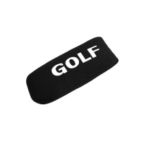 Black Waterproof Synthetic Leather Golf Iron Head Covers Golf Hard Hat Caps Golf Club Head Cover Set Fit for All Golf Iron Clubs