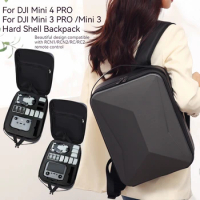 For DJI Mini 4 Pro / Mini 3 Pro /Mini 3 Hard Shell Backpack For DJI Mini 4 Pro Remote Control Universal Storage Bag