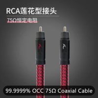 Taiwan MPS SGP-733R 99.9999% OCC 75 ohm digital audio coaxial cable RCA digit signal cable for decode machine SPDIF interface