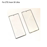 2PCS For ZTE Axon 30 Ultra Touch Screen Outer LCD Front Panel Screen Glass Lens Cover For ZTE Axon30 Ultra Without Flex Cable