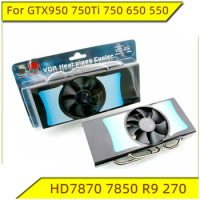 For GTX950 750Ti 750 650 550 HD78707850 R9 270 Porous graphics radiator