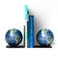 【WUZ 屋子】SkyGlobe 5吋磁鐵書架地球儀-衛星-中文版