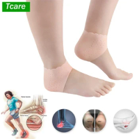 Tcare Silicone Feet Care Socks Moisturizing Gel Heel Thin Sock with Hole Cracked Foot Skin Care Protectors Foot Care Tool Unisex