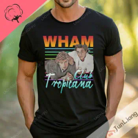 Wham! Band Man T-shirt Wham! Crew Neck Oversized Short-sleeved Shirt Humor The Idea of A High-qualit