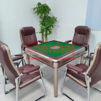 Folding mahjong table 2 sets tiles Singapore set OEM automatic mahjong table