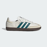 Adidas Samba OG W IG1963 女 休閒鞋 經典 三葉草 復古 德訓鞋 膠底 米白 綠