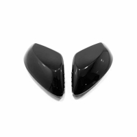 Corcoransu สำหรับ Mazda 2 Hybrid 2023 2024 ฝาครอบกระจกมองหลัง คิ้วกันฝนกรอบกระจกมองหลัง สติ๊กเกอร์ A