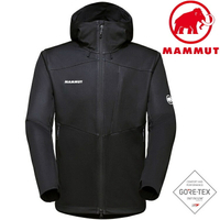 Mammut 長毛象 Ultimate VII SO Hooded AF 男款連帽軟殼外套/風衣外套 1011-01780 0001 黑色