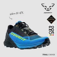 【DYNAFIT】母親節禮物 Ultra 50 GTX 防水越野跑鞋 男 Black Out/Reef(越野跑步鞋 跑鞋 越野鞋)