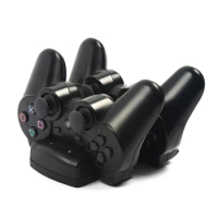 Charging Holder Dock Charger Stand + Power Cable Cord For Playstation 3 Ps3 Gamepad Controller Move Navigationcontroller