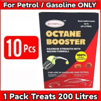 Octane Booster for Petrol Only Maximum Strength Power Booster Faster Acceleration (One Pack Treat 200 Litres)