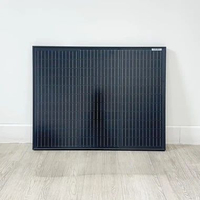 SOLAR PANEL SOLAR CELL PV MODUL 60WP MONOCRYSTALLINE SOLANA BLACK