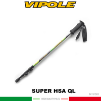 【VIPOLE 義大利 SUPER HSA QL雙快調油壓避震登山杖《綠》】S-1503/手杖/爬山/健行杖