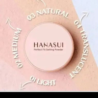 Hanasui Perfect Fit Setting Powder bedak tabur Natural