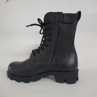 Sepatu Boots TRAV PDL Jeruk Side Zipper