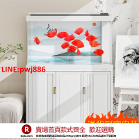 【台灣公司 優質服務】森森新款智能魚缸底柜客廳超白玻璃大型底過濾免換水生態水族箱