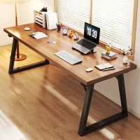 電腦桌家用臺式辦公桌簡約學習桌子現代臥室學生寫字桌雙人長條桌