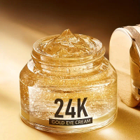 ครีมบำรุงรอบดวงตาให้ความชุ่มชื้นกรดไฮยาลูโรนิกสีทอง, 1.41oz, ให้ความชุ่มชื่นแก่ผิว, ลดเลือนริ้วรอย