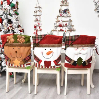 Christmas Decorative Chair Set Stool Set New Doll Chair Cover European and American Decorative Home Furnishings