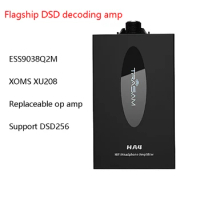Fever-grade Portable Headphone Decoder Amplifier ES9038 Decoding 1000mW High-thrust Headphone Amplifier MUSES02 Fever Op Amp