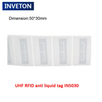 10pcs tag Passive UHF RFID Anti Liquid Interference Sticker Tag for Retail Medical Tracking Managment