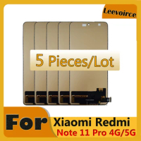 5 Pcs INCELL For Xiaomi Redmi Note 11 Pro (Max) LCD With Touch Screen 2201117TG 2201117TI 2201117TY 2201116TG Display Assembly