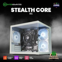 EK Gaming Stealth Core R5 - PC Rakitan Gaming Ryzen 5 3400G RAM DDR4 16GB - Enter Komputer