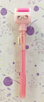 【震撼精品百貨】Hello Kitty 凱蒂貓 橡皮擦-滾輪型-粉色 震撼日式精品百貨*82951