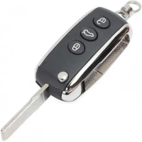 Remote Key Case Shell For Bentley GT GTC Flying Spur Supersports Convertible Mulsanne