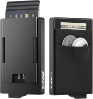 Wallet for Men with Money Clip - Flexible Storage for up to 20 Cards & Bills RFID Blocking Card Hold