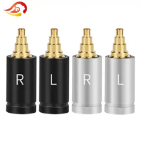 QYFANG Beryllium Copper Audio Jack IE40 PRO Plug Gold-plated ie40pro HiFi Earphone Pin Frosted Shell Wire Connector Line Adapter