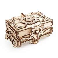UGEARS｜古董盒｜機關寶盒 木製模型 DIY 立體拼圖 烏克蘭 拼圖 組裝模型 3D拼圖