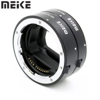 Meike MK-RF-AF1 Metal Auto Focus Macro Extension Tube Adapter Ring 13mm 18mm for Canon RF-Mount EOS R RED R3 R5 R6 R7 R10 RP