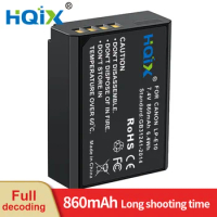 HQIX for Canon EOS REBEL T3 T5 X50 X70 1100D 1300D 1200D 3000D 4000D Camera LP-E10 Charger Battery