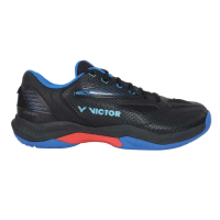 【VICTOR 勝利體育】男專業羽球鞋-4E-訓練 運動 羽毛球 U型楦 勝利 寬楦 黑藍紅(A391-C)