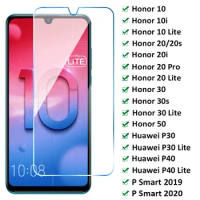 Tempered Glass for Huawei P Smart 2019 P30 P40 Lite Screen Protector for Honor 10i 20 Pro Honor 30 Lite 20i 20s Glass