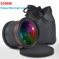 55MM 0.35x Wide Angle Fisheye Lens for Sony Alpha Series SLT-A99V, A99II, A99, A77II, A77, A68, A58, A57, A850,A700,A500,A330