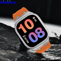 KIWITIME Smart Watch H13 Ultra Plus Hello Watch 3 Plus Series Amoled Screen 49mm Heart Rate Monitor Smartwath Local Music ebooks