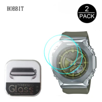 2PCS Transparent Protective Film For Casio G-SHOCK GM-S2100PG GM-S2100B GM-S2100 GM-2100N GM-2100B SmartWatch Tempered Glass