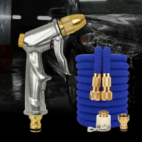 高壓伸縮防爆水管水槍組 15米 洗車水管 澆花水管 園藝水管 高壓水管 防爆水管 洗車用品【CN0063】普特汽車精品