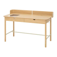 RIDSPÖ 書桌/工作桌, 橡木, 140 x 70 公分